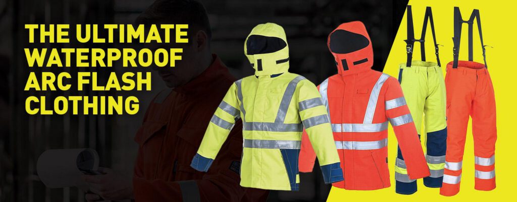 High-visibility waterproof safety clothing