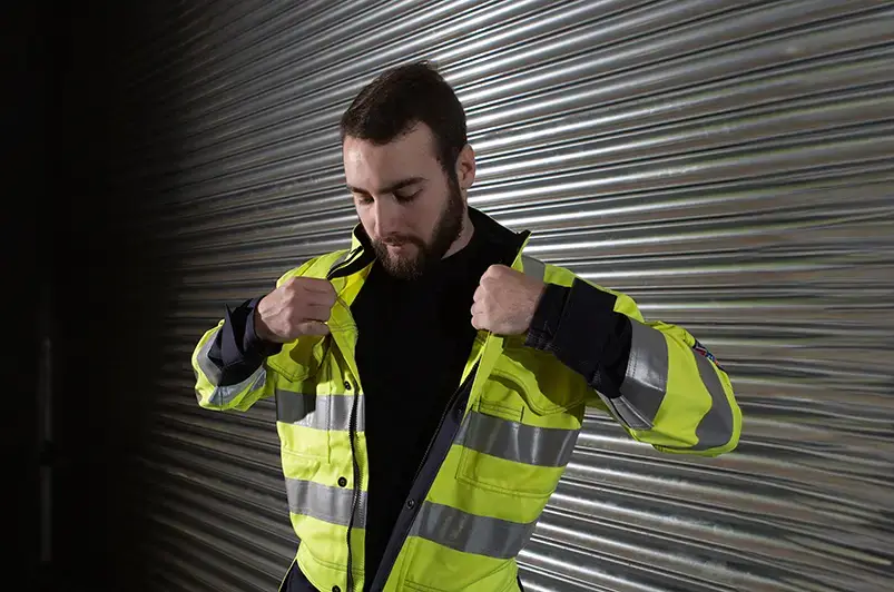 Engineer donning a ProGARM Jacket Image