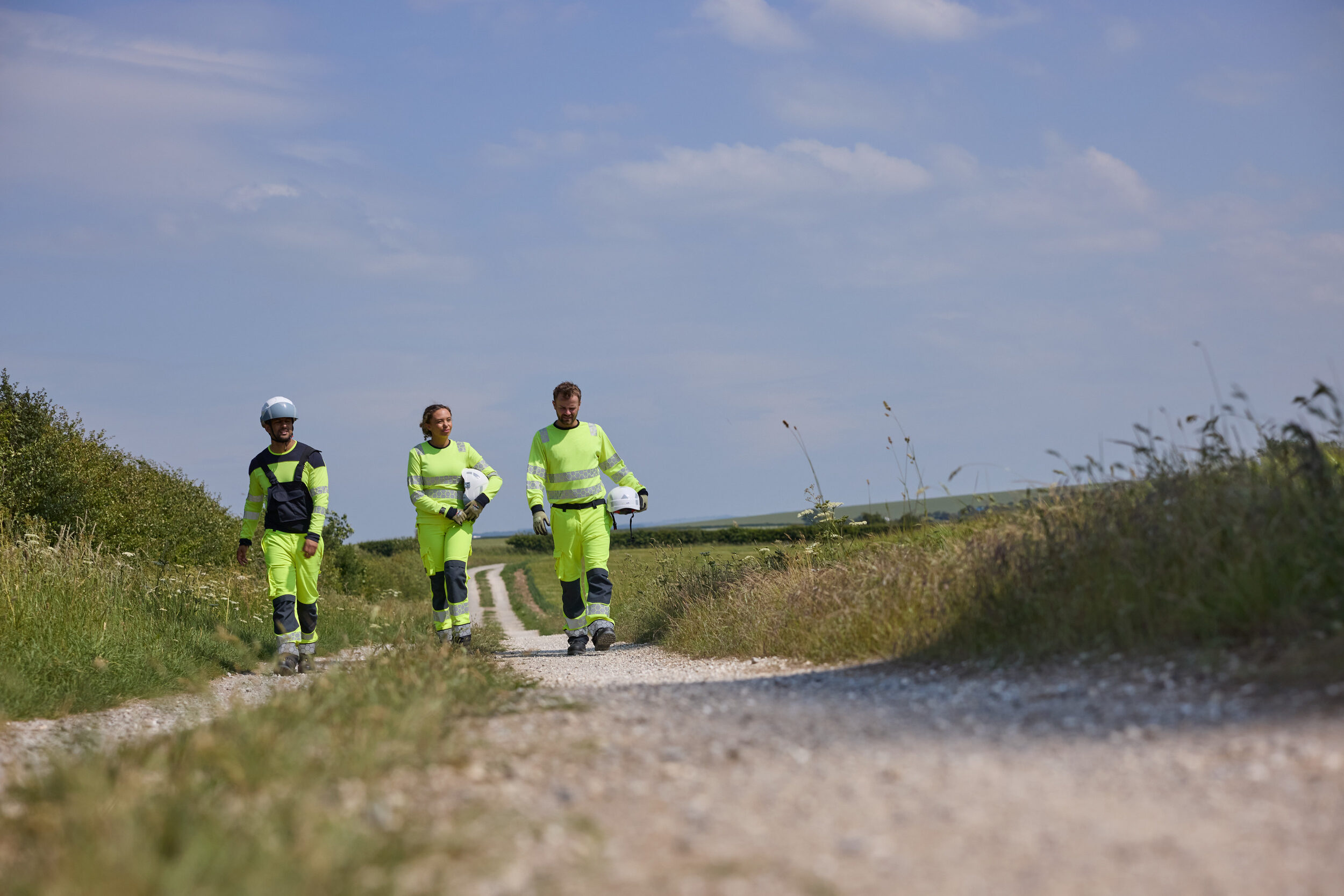 Engineers walking on road - Arc Flash Protection