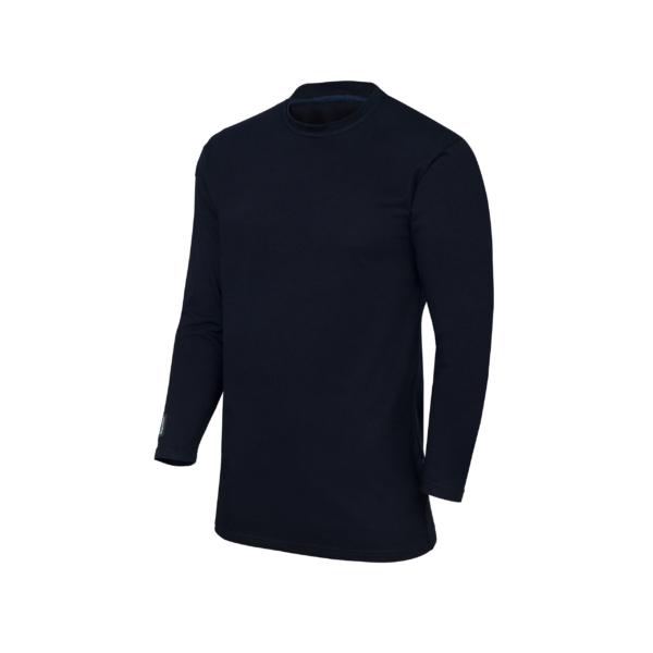 ProGARM® TS221F - Marineblaues störlichtbogengeprüftes langärmeliges Damen-T-Shirt ELIM 4.1 cal APC 1 (4.1 cal/APC 1)