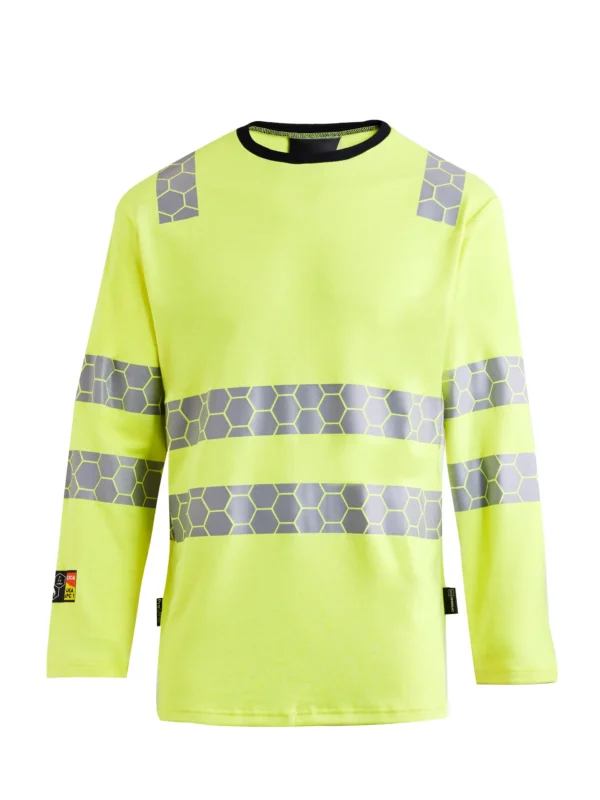ProGARM® TS270M - Warnschutz-störlichtbogengeprüftes gelbes langärmeliges T-Shirt ELIM 8 cal APC 1 (8 cal/APC 1)