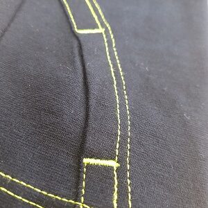 A close up of the seam and stitching in ProGARM Baselayer Garments